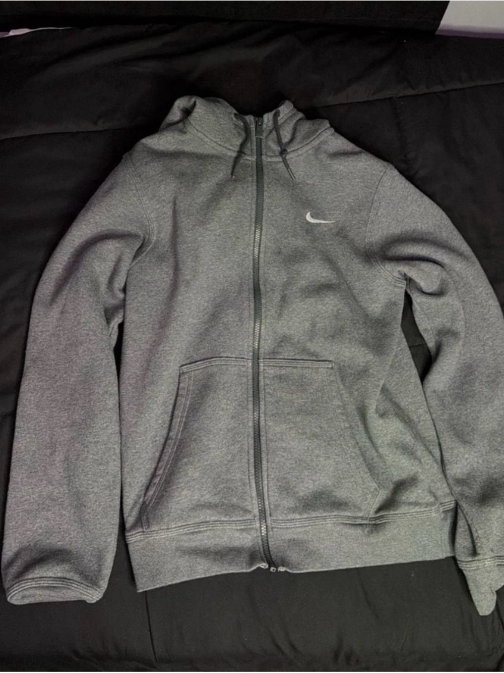 Nike Men’s Full-Zip Hoodie Jacket in Gray